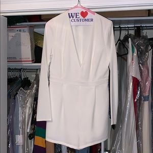 Silence and Noise White Long Sleeve Romper